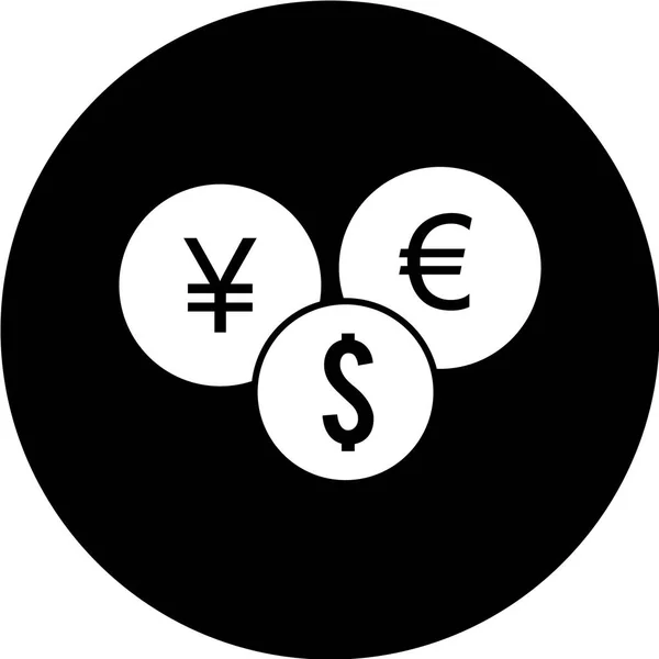Dollar Tecken Ikon Vektor Illustration — Stock vektor