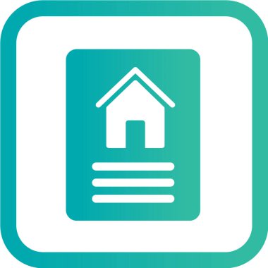 Ev simgesi vektör illüstrasyonu