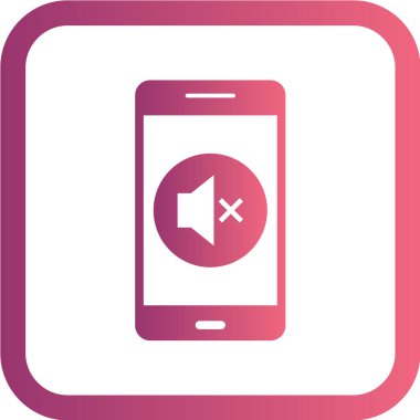 Modern telefon simgesinin vektör illüstrasyonu 