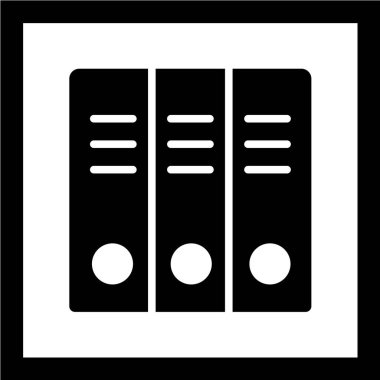 arşiv simgesi vektör illüstrasyonu