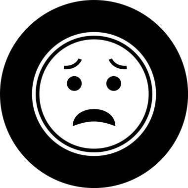 Korkak Emoji Simgesi Moda Tarzı İzole Arkaplan