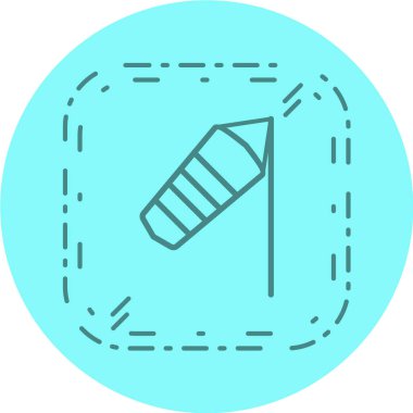 Kağıt simgesinin vektör illüstrasyonu