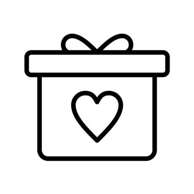 hediye kutusu vektör simgesi
