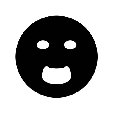 Moda Biçimli Emoji Simgesi İzole Arkaplan 