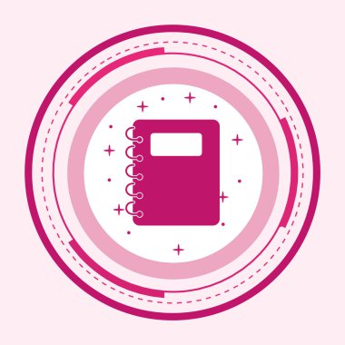 Moda Biçiminde Not Simgesi İzole Arkaplan      