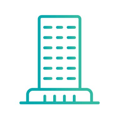 Emlak simgesi vektör illüstrasyonu