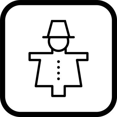  Korku Kargası Simgesi Moda Biçiminde İzole Arkaplan