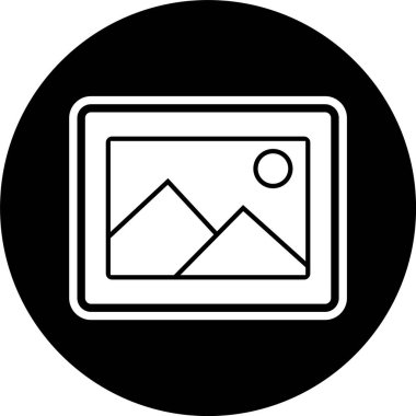 Resim Simgesi Moda Biçiminde İzole Arkaplan