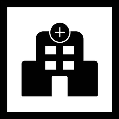 tıbbi düz simge, vektör iilüstrasyonu