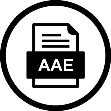 dosya biçimi simgesi, vektör illüstrasyonu