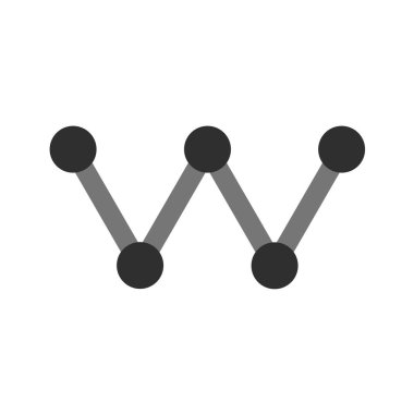 Molekül simgesi vektör illüstrasyonu