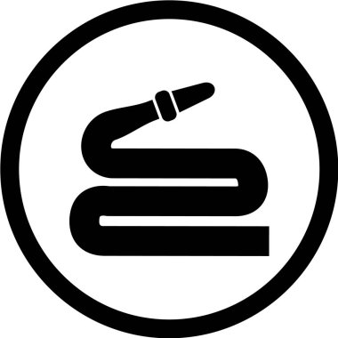 Hortum tipi web simgesi vektör illüstrasyonu 