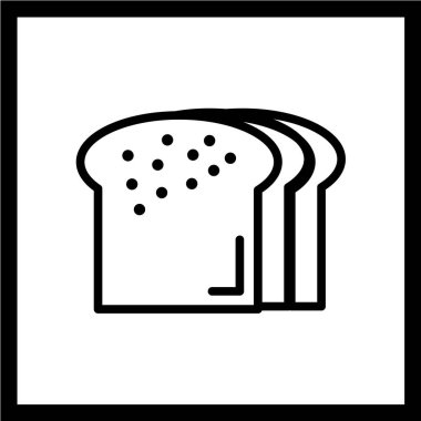 Gıda Web ikonu vektör illüstrasyonu