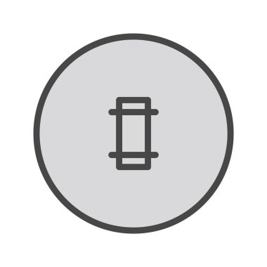 Cricket Ground Simgesi Moda Tarzı İzole Arkaplan