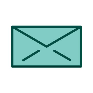 zarf e- posta simgesi vektör illüstrasyon grafik tasarımı