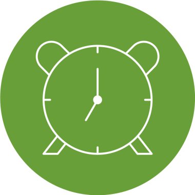 Saat simgesi vektör illüstrasyonu