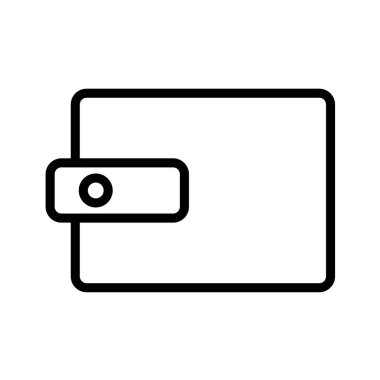 cüzdan ikonu vektör illüstrasyonu