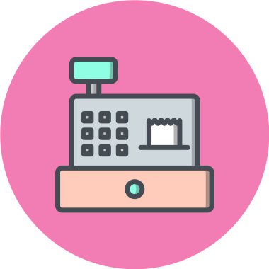 Otel düz vektör simgesi