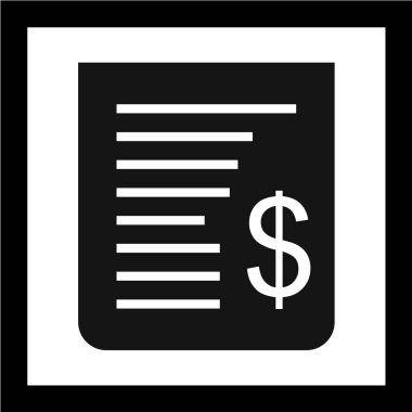 Dolar simgesi vektör illüstrasyonu