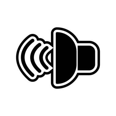 Ses Simgesi Moda Biçimli Ayrı Arkaplan