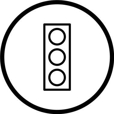 Yol simgesi, vektör illüstrasyonu