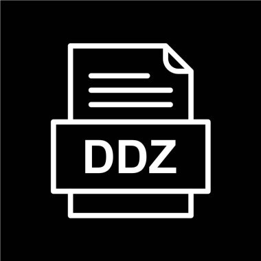 dosya biçimi simgesi, vektör illüstrasyonu
