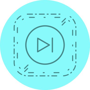 Moda Biçimli Sonraki Simge İzole Arkaplan