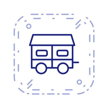 Emlak simgesi vektör illüstrasyonu