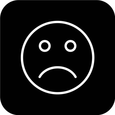 Gülümseme simgesi, vektör illüstrasyonu