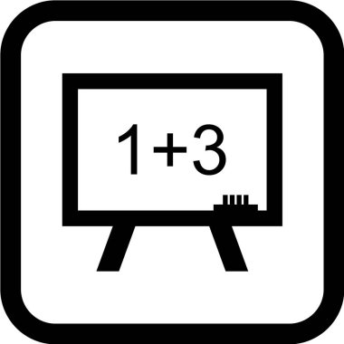 Bilim ve eğitim vektörü simgesi.