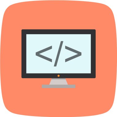 Düz vektör simgesini izle