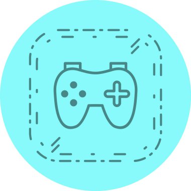 Video Oyun Simgesi Tarzı İzole Arkaplan