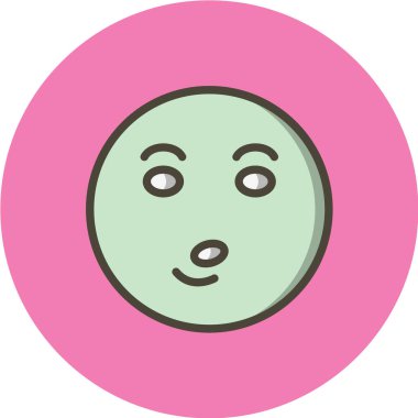 Emoji Simgesi Moda Biçiminde, vektör