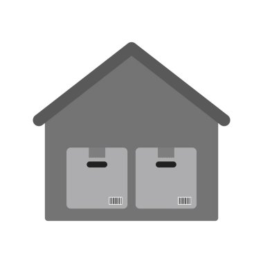 Depo Simgesi Moda Biçiminde İzole Arkaplan