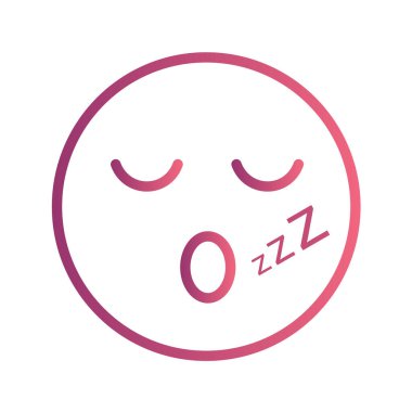 Moda Biçimli Emoji Simgesi İzole Arkaplan 