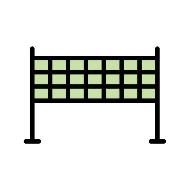 Beyaz arkaplanda spor konsepti vektör illüstrasyonu 