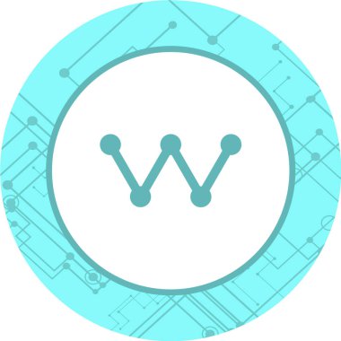 Modern b 'nin vektör illüstrasyonu eksik simgesi