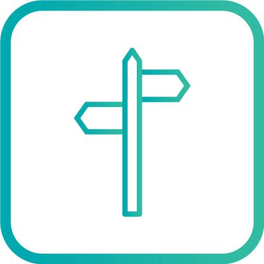 işaret posta simgesi vektör illüstrasyonu