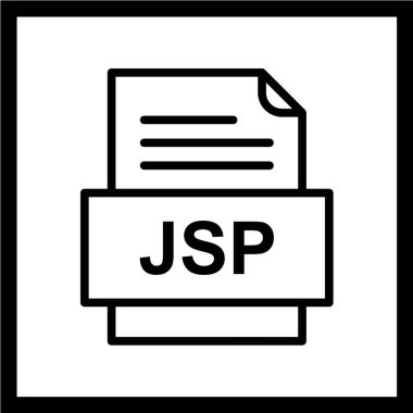 dosya biçimi simgesi, vektör illüstrasyonu