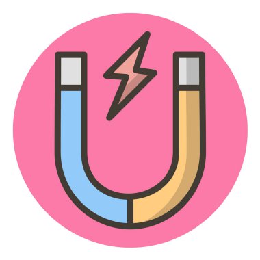 mıknatıs simgesi vektör çizimi