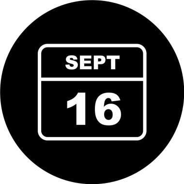 Takvim simgesinin vektör illüstrasyonu 