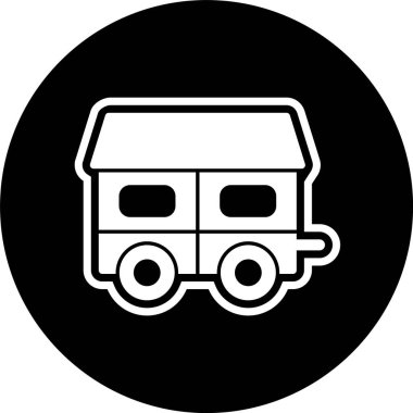 Mobil Ev Simgesi Moda Biçimli İzole Arkaplan