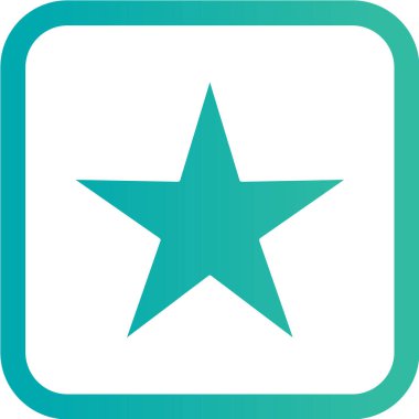 yıldız simgesi vektör illüstrasyonu