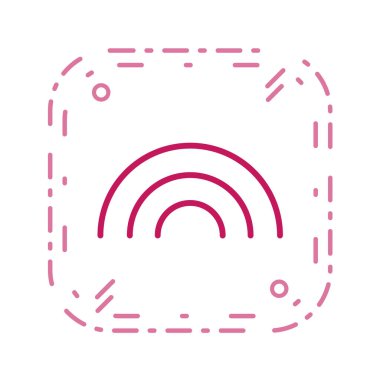 minimalist vektör illüstrasyonu, uygulama simgesi