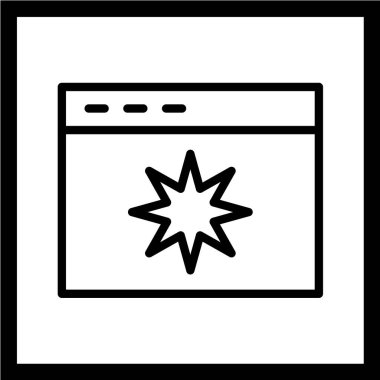 seo modern simgesinin vektör illüstrasyonu