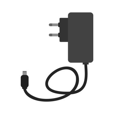 Mobil Şarj Simgesi Moda Biçimli İzole Arkaplan