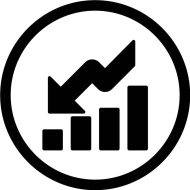grafik çizelgesi vektör simgesi