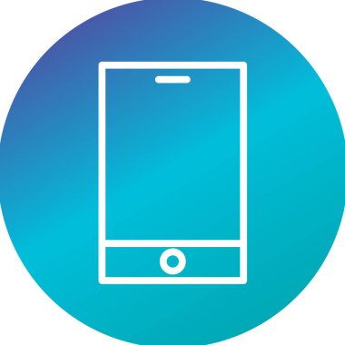 vektör modern düz tasarım cep telefonu simgesi