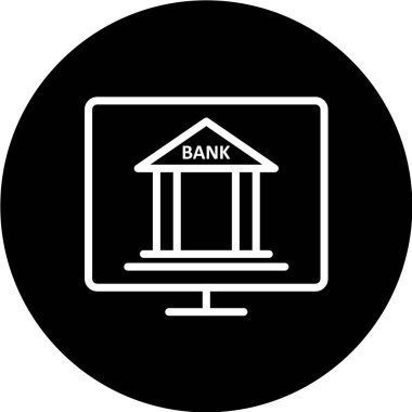 Modern yapı simgesinin vektör illüstrasyonu