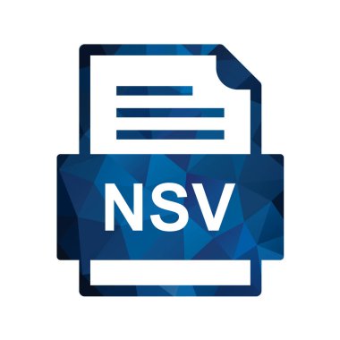 dosya biçimi simgesi, vektör illüstrasyonu